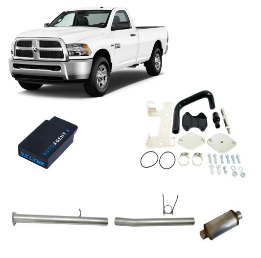 Full DEF Delete Kit w/ Exhaust | Ram 2500 & 3500 Cummins 6.7L | 2013-2018