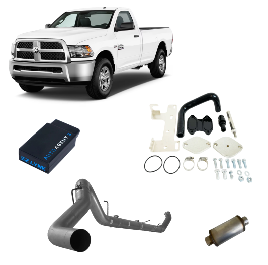 Full DEF Delete Kit w/ Exhaust | Ram 2500 & 3500 Cummins 6.7L | 2013-2018
