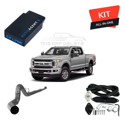 Full DEF Delete Kit w/ EZ Lynk Auto Agent 3 | Ford Powerstroke 6.7L | 2020-2022